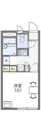 レオパレスシャロームの物件間取画像